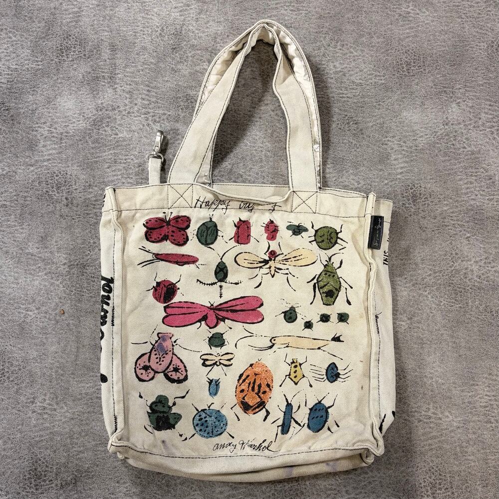 Andy Warhol Insect Canvas Tote